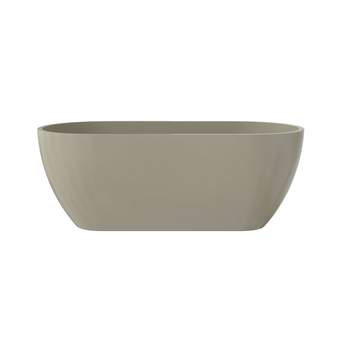 Medunjess 63'' Flecksione Freestanding Terrazzo Bathtub