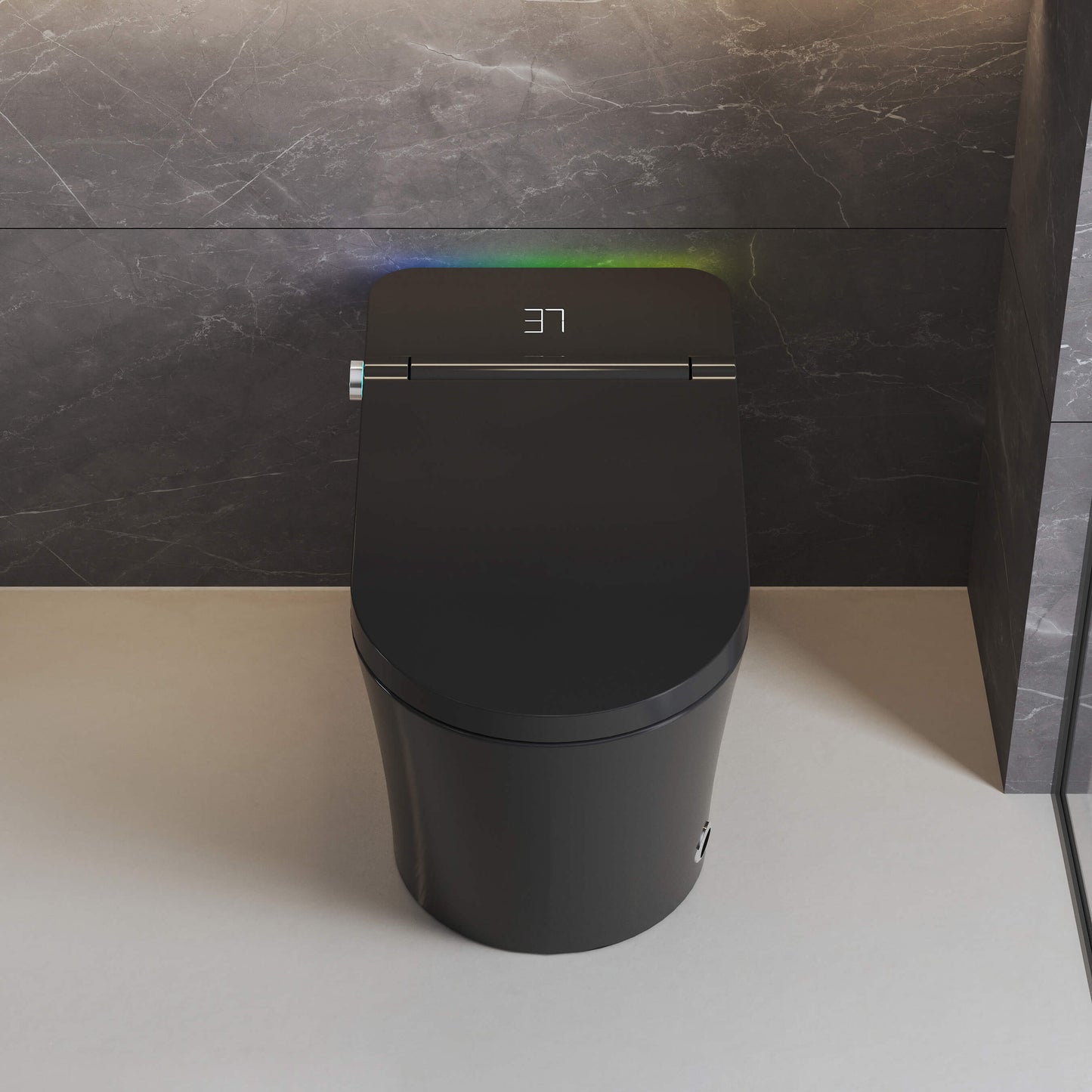 Medunjess Welloo Smart Toilet 1.34 GPF With Heated Seat & Auto Flush Nano Aerated Frequency Heating 3D Wash Modes Advanced STCL5G-W