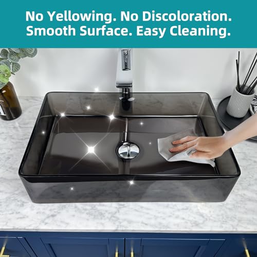 MEDUNJESS 21'' Solid Surface Bathroom Vessel Sink