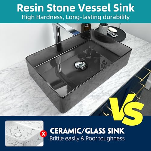 MEDUNJESS 21'' Solid Surface Bathroom Vessel Sink
