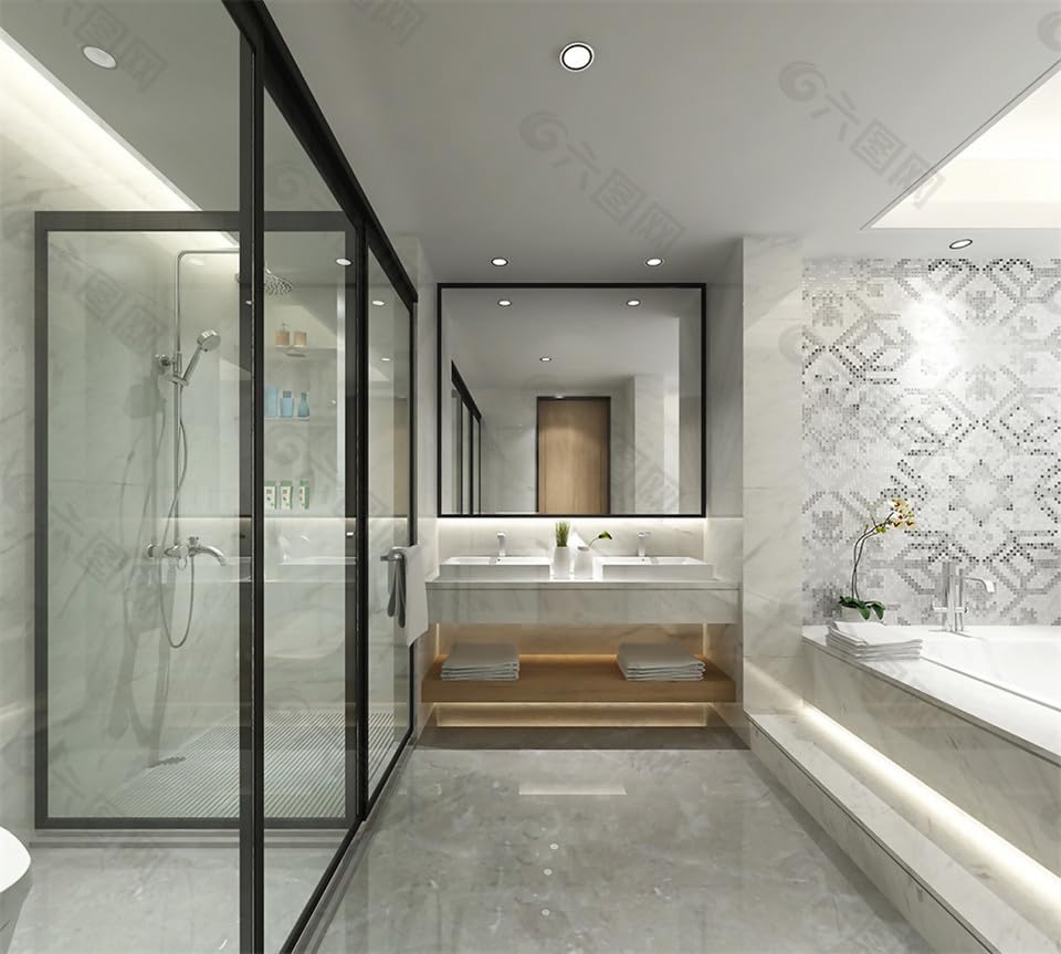Medunjess Luxe 47" Matte Resin Stone Bathroom Sink with Faucet Hole