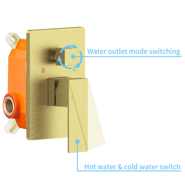 Medunjess DU-83B Diverter Complete Shower System