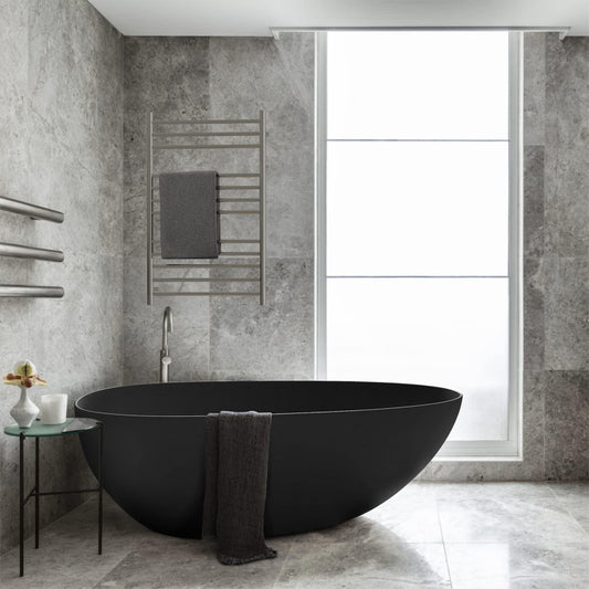 Medunjess 67'' Oval Freestanding Tub with Overflow | Soak in Style