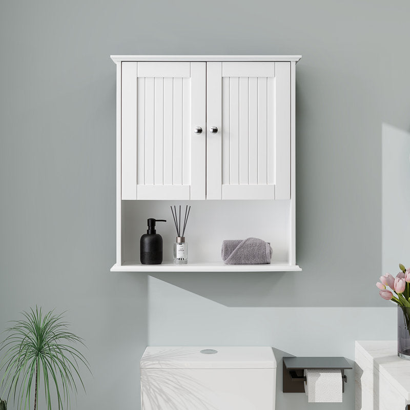 Medunjess 26 in. W x 30 in. H Wall Bathroom Cabinet Over The Toilet Storage