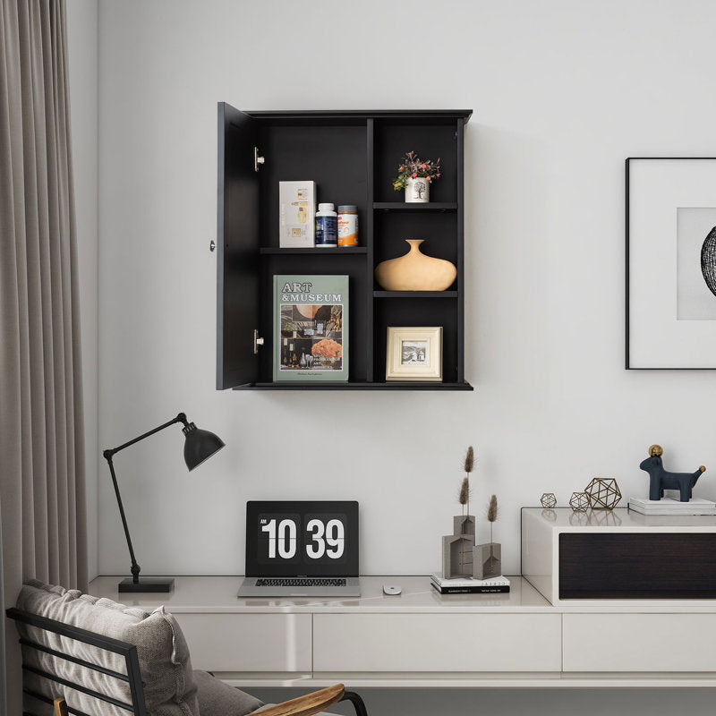 Medunjess 26 in. W x 30 in. H Bathroom Storage Wall Cabinet Fully Assembled with Sensor Light