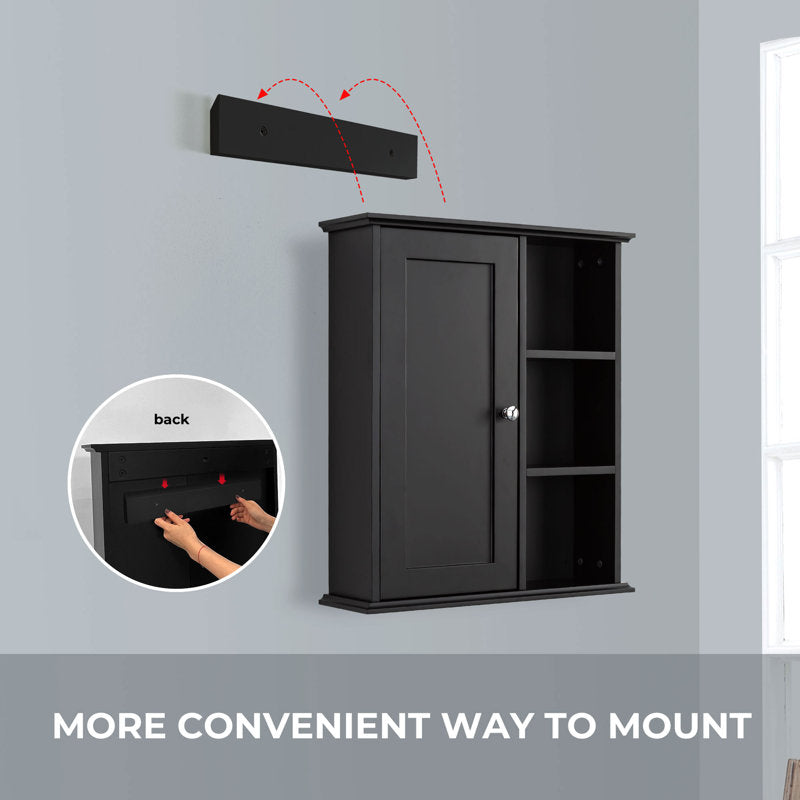 Medunjess 24 in. W x 7 in. D x 28 in. H Wall Bathroom Cabinet Over the Toilet Storage