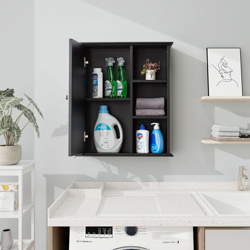 Medunjess 24 in. W x 7 in. D x 28 in. H Wall Bathroom Cabinet Over the Toilet Storage