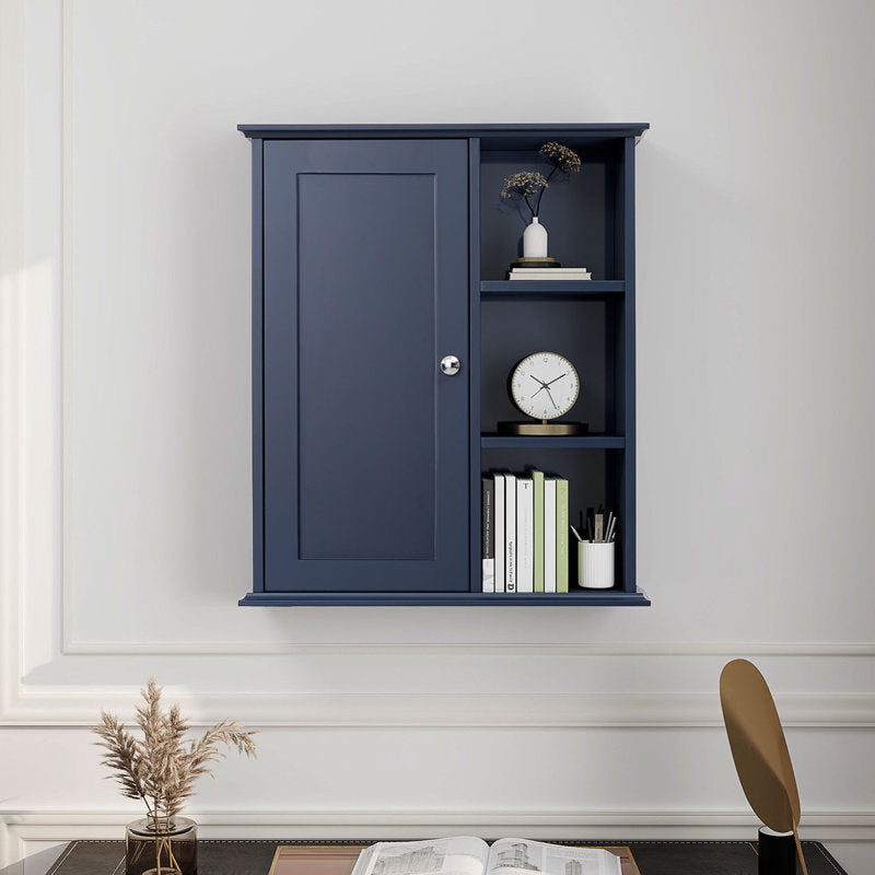Medunjess 24 in. W x 7 in. D x 28 in. H Wall Bathroom Cabinet Over the Toilet Storage