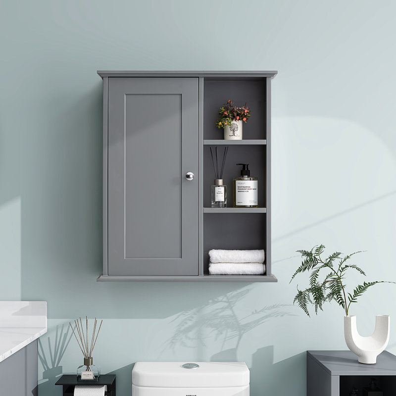 Medunjess 24 in. W x 7 in. D x 28 in. H Wall Bathroom Cabinet Over the Toilet Storage