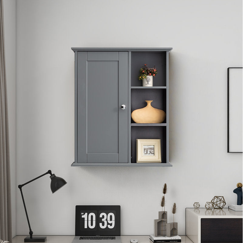 Medunjess 24 in. W x 7 in. D x 28 in. H Wall Bathroom Cabinet Over the Toilet Storage