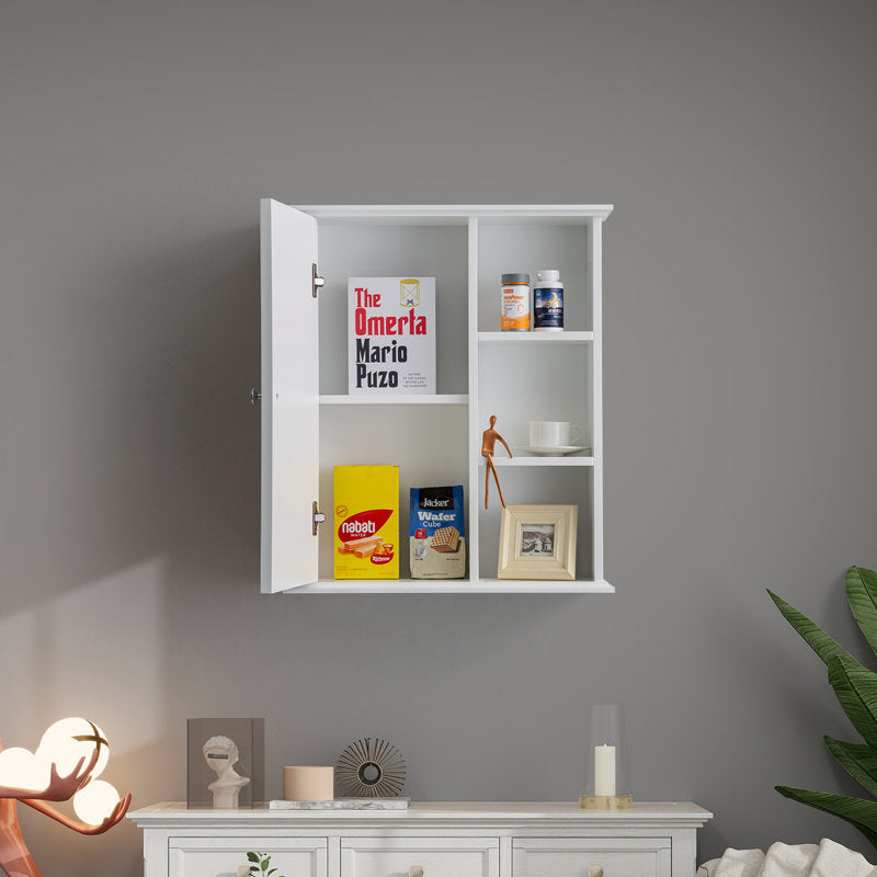 Medunjess 24 in. W x 7 in. D x 28 in. H Wall Bathroom Cabinet Over the Toilet Storage