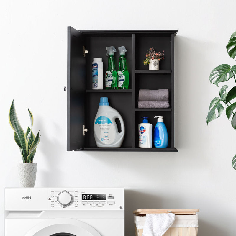 Medunjess 24 in. W x 7 in. D x 28 in. H Wall Bathroom Cabinet Over The Toilet Storage