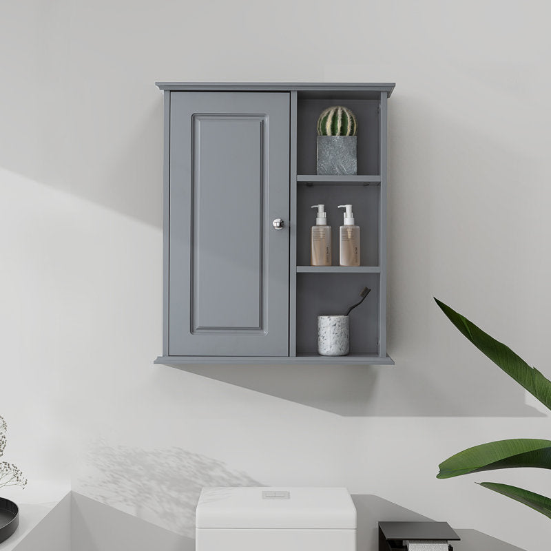 Medunjess 24 in. W x 7 in. D x 28 in. H Wall Bathroom Cabinet Over The Toilet Storage