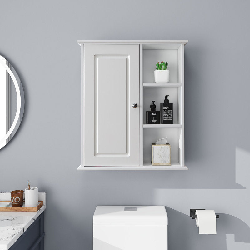 Medunjess 24 in. W x 7 in. D x 28 in. H Wall Bathroom Cabinet Over The Toilet Storage