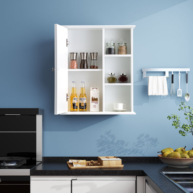 Medunjess 24 in. W x 7 in. D x 28 in. H Wall Bathroom Cabinet Over The Toilet Storage
