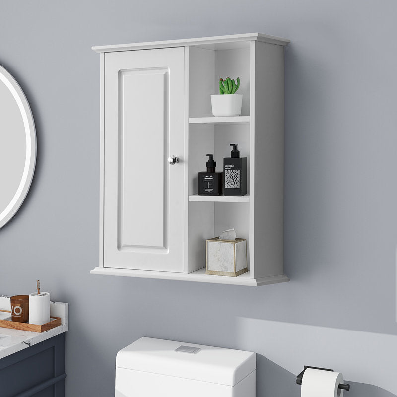 Medunjess 24 in. W x 7 in. D x 28 in. H Wall Bathroom Cabinet Over The Toilet Storage