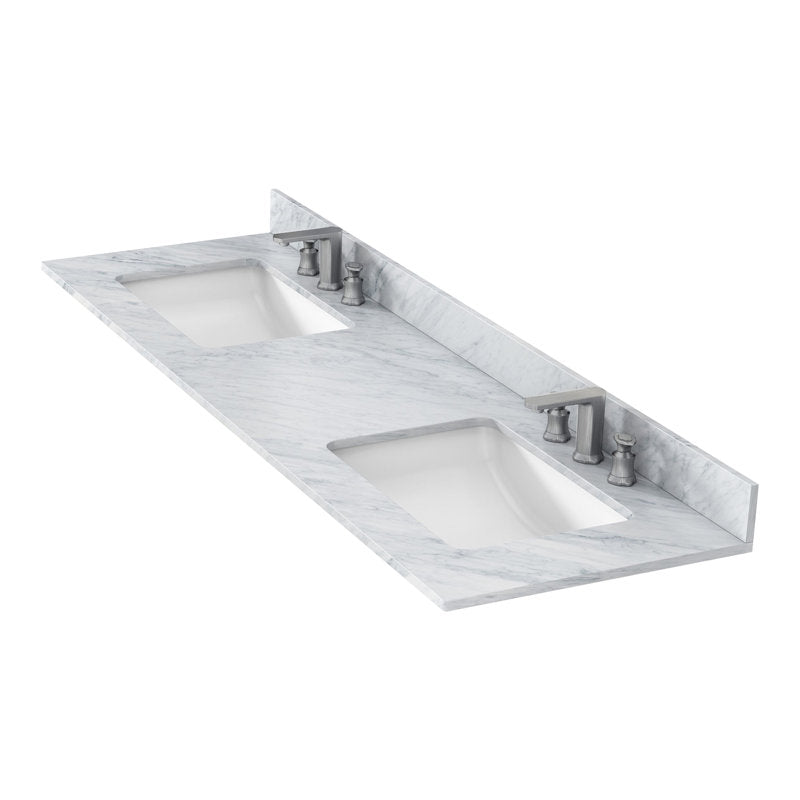 Medunjess 73'' Marble Single Bathroom Vanity Top with Sink