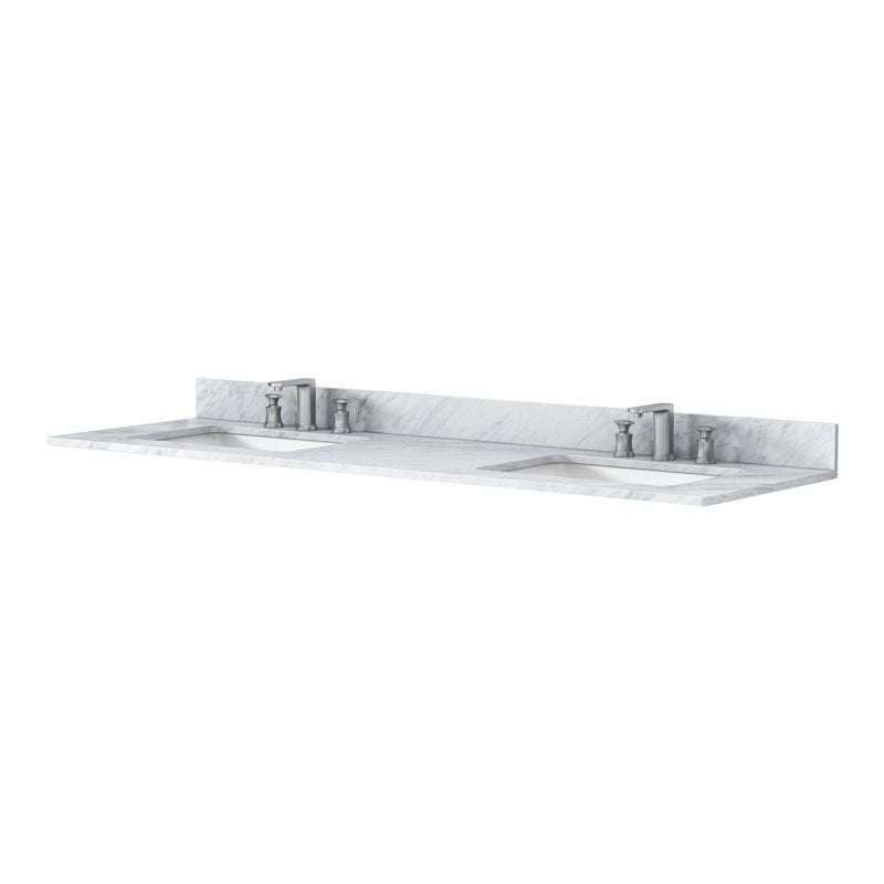 Medunjess 73'' Marble Single Bathroom Vanity Top with Sink