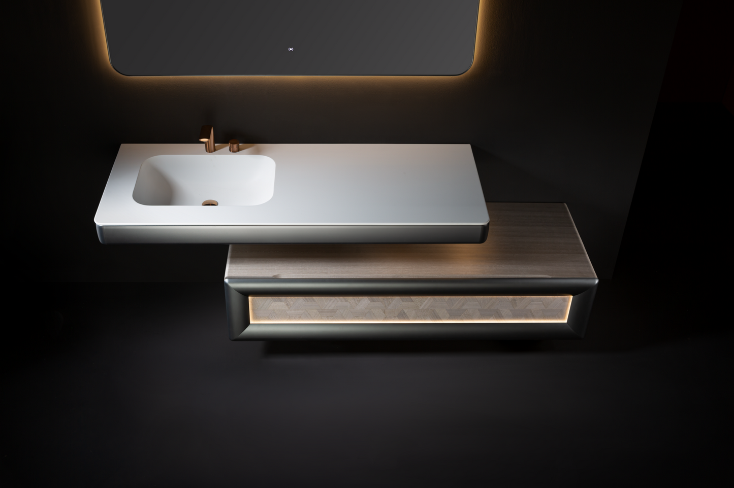 Medunjess 63'' Modern Sink Vanity with Mirror – Sleek, Functional, and Stylish Bathroom Upgrade