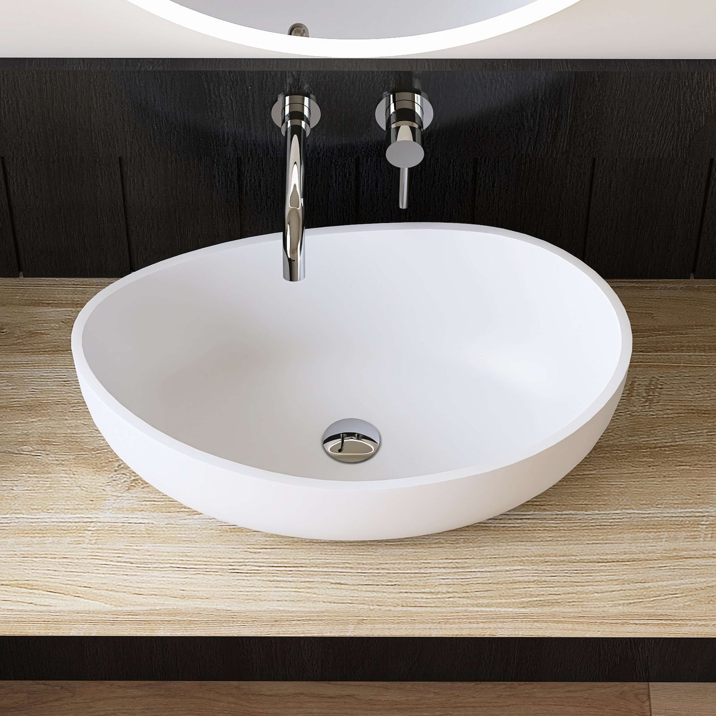Medunjess 23'' Crest Surface Vessel Sink