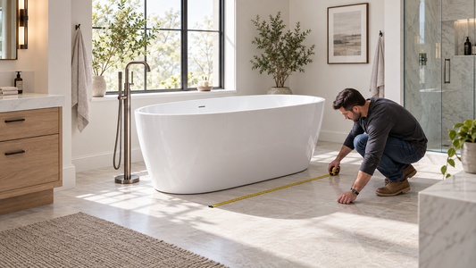 How to Measure for a Freestanding Tub Before Buying: Bathroom Space, Doorways & Delivery Tips