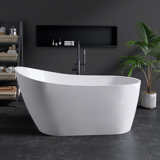 Medunjess 59” Legacy Freestanding acrylic bathtub