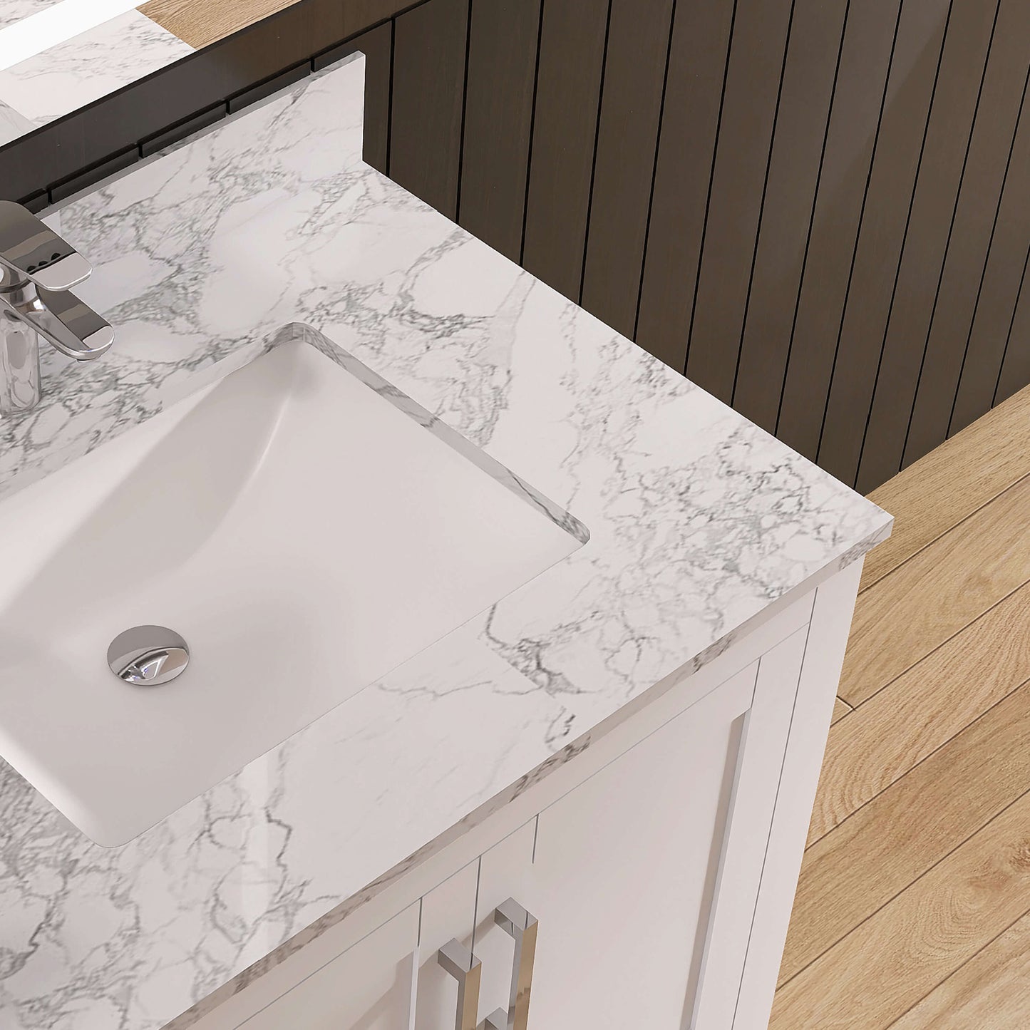 Medunjess 29'' Axis Bathroom Vanities With Single Sink