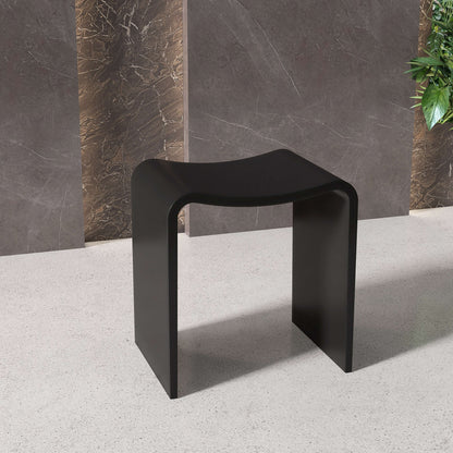 Medunjess 16''Solid Surface Shower Stool