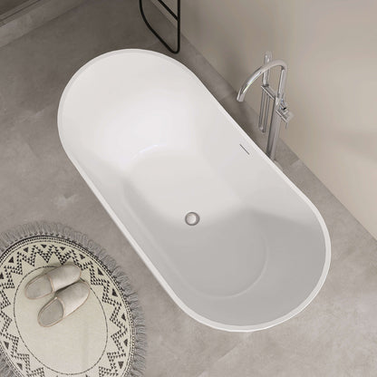Medunjess 61” Icon Freestanding acrylic bathtub