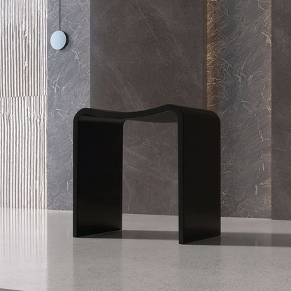 Medunjess 16''Solid Surface Shower Stool