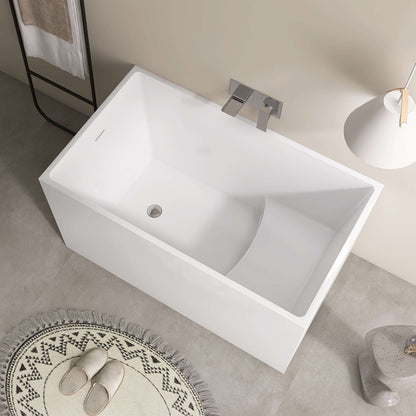 Medunjess 47” Tranquility Freestanding acrylic bathtub