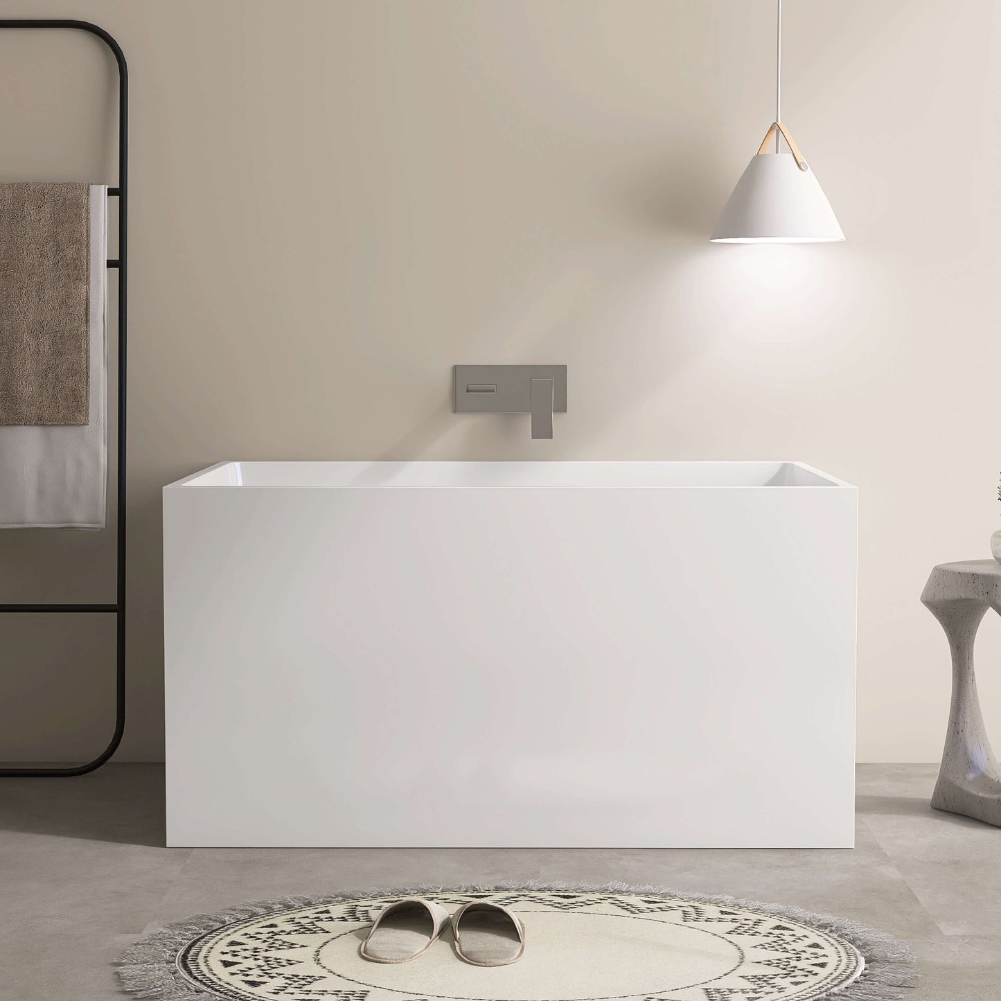 Medunjess 47” Tranquility Freestanding acrylic bathtub
