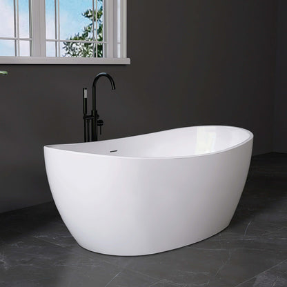 Medunjess 61” Ethos Freestanding acrylic bathtub