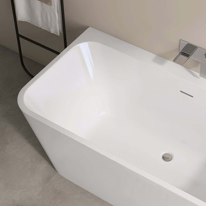 Medunjess 59” Serenity Freestanding acrylic bathtub