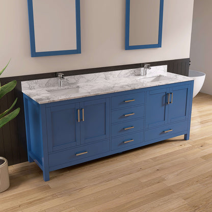 Medunjess 84'' Grid Bathroom Vanities With Double Sink