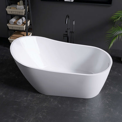 Medunjess 59” Legacy Freestanding acrylic bathtub