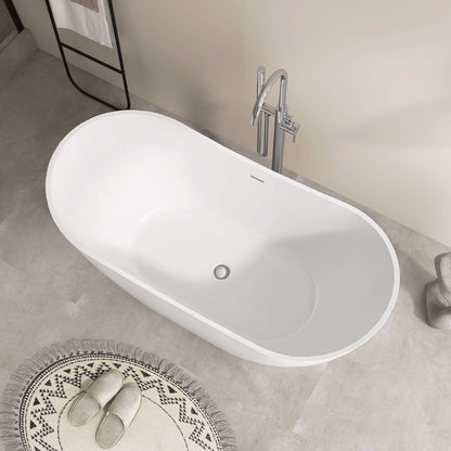 Medunjess 61” Icon Freestanding acrylic bathtub