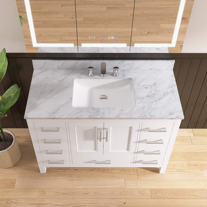 Medunjess 47'' Modulor Bathroom Vanities With Single Sink