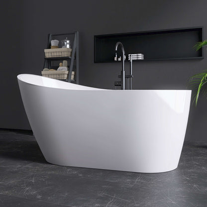 Medunjess 59” Legacy Freestanding acrylic bathtub