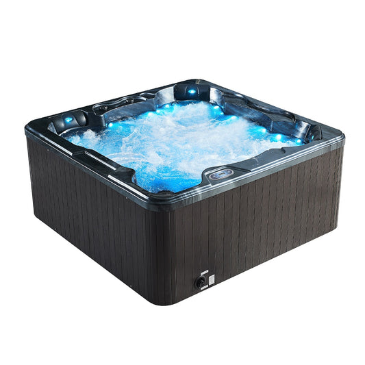Medunjess Acrylic Massage Bathtub with 45 Hydrotherapy Jets, Ozone Sterilization, and Heating System