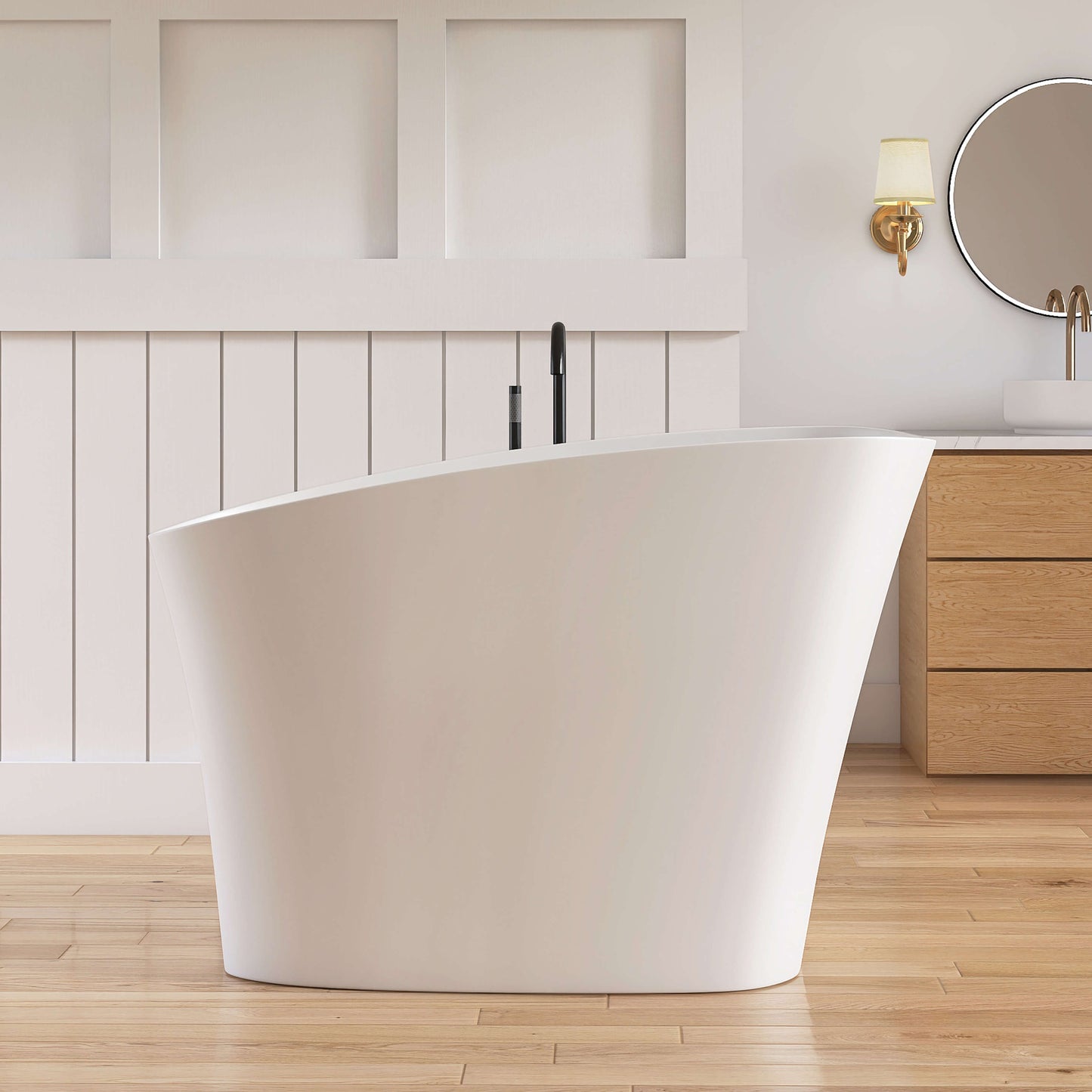 Medunjess 51" Japanese Soaking Tub Freestanding ECO-Friendly