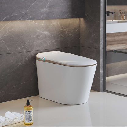 Medunjess Cleenoo Smart Toilet 1.34 GPF With Heated Seat & Auto Flush Nano Aerated Frequency Heating 3D Wash Modes Advanced STCL5G-W