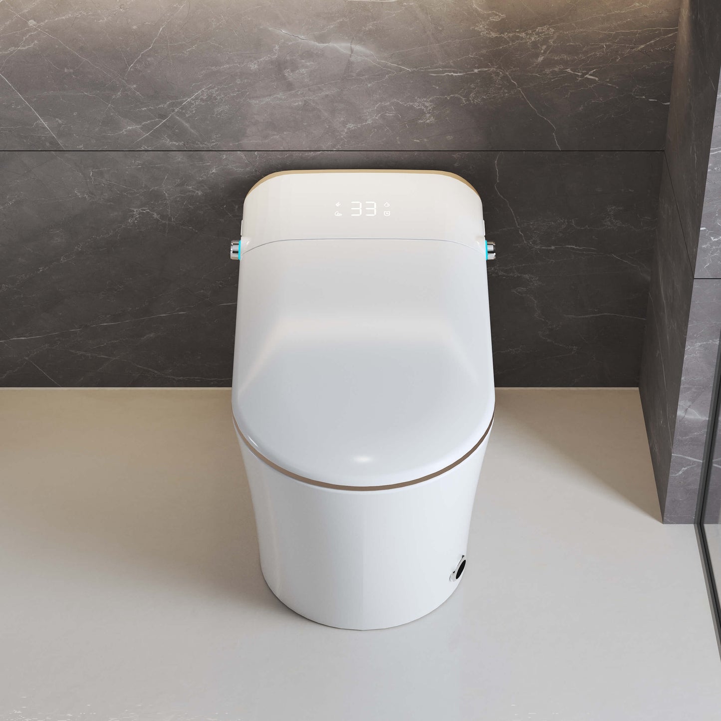 Medunjess Cleenoo Smart Toilet 1.34 GPF With Heated Seat & Auto Flush Nano Aerated Frequency Heating 3D Wash Modes Advanced STCL5G-W