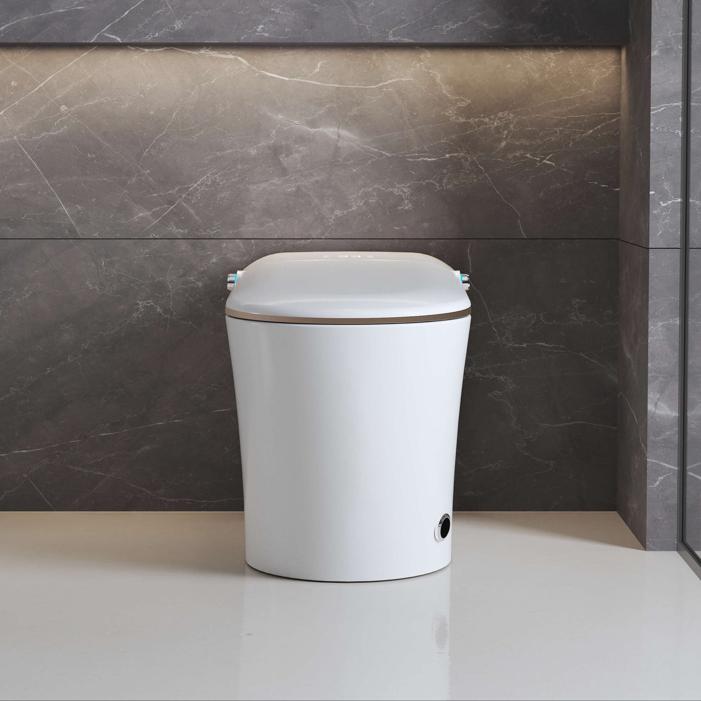 Medunjess Cleenoo Smart Toilet 1.34 GPF With Heated Seat & Auto Flush Nano Aerated Frequency Heating 3D Wash Modes Advanced STCL5G-W