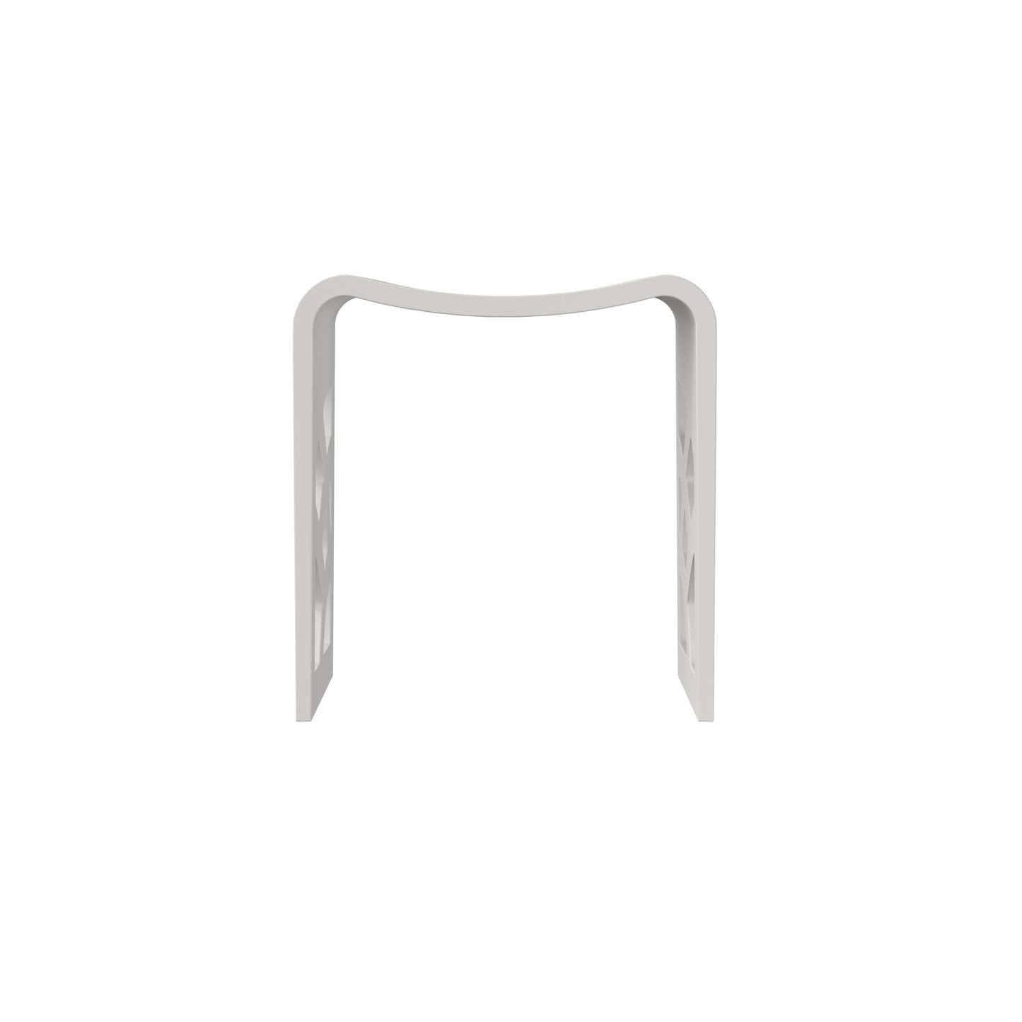 Medunjess 16'' Solium Solid Surface Shower Stool