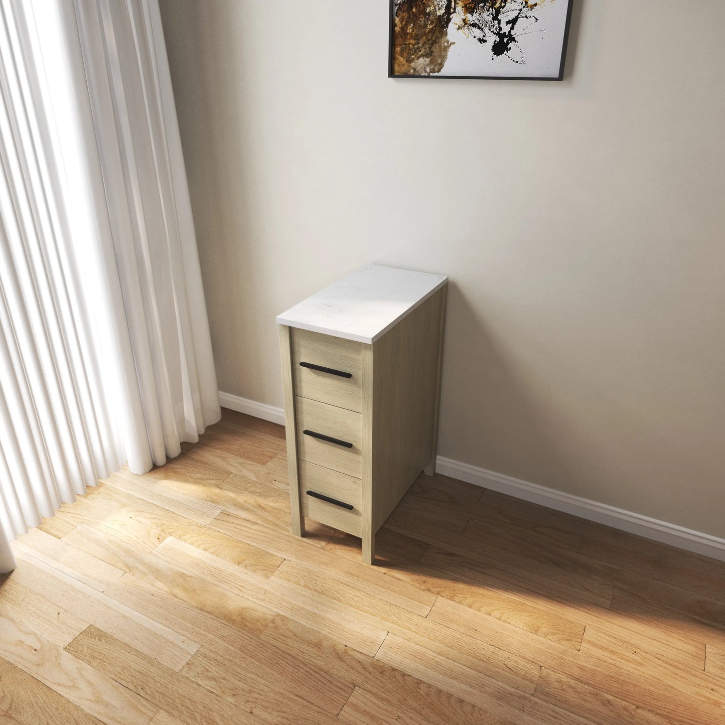 Medunjess 12'' Matrix Side Bathroom Vanities