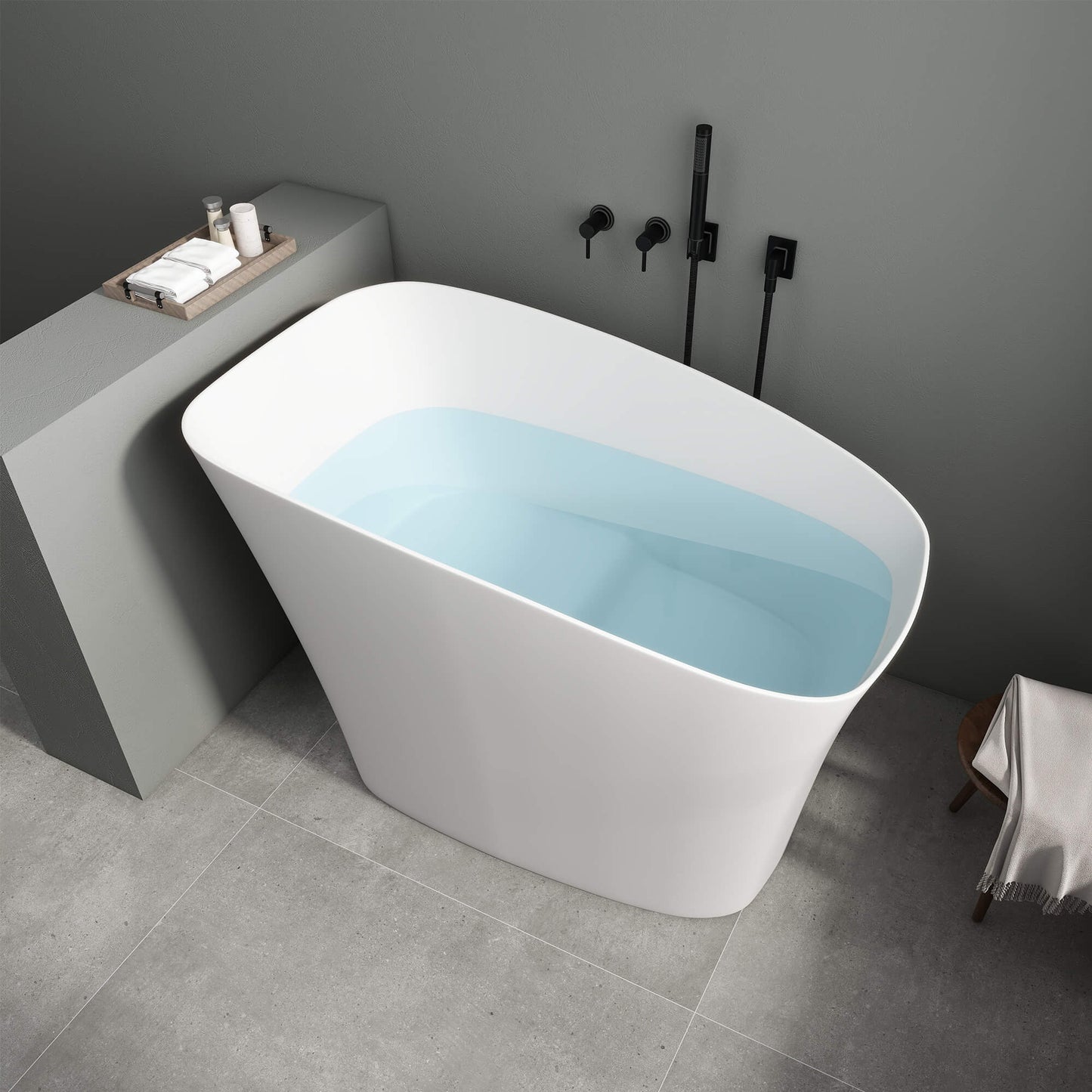 Medunjess 51" Japanese Soaking Tub Freestanding ECO-Friendly