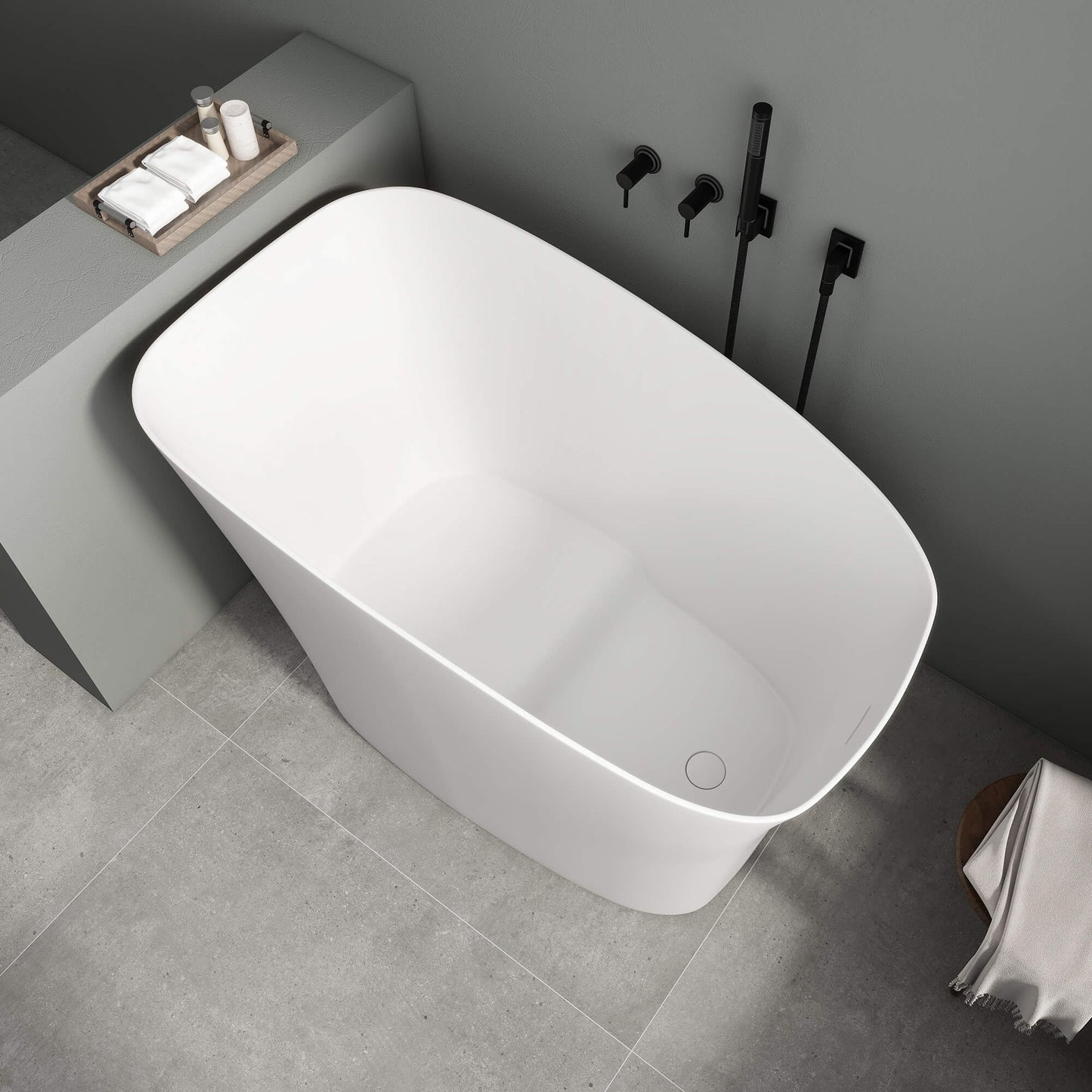 Medunjess 51" Japanese Soaking Tub Freestanding ECO-Friendly