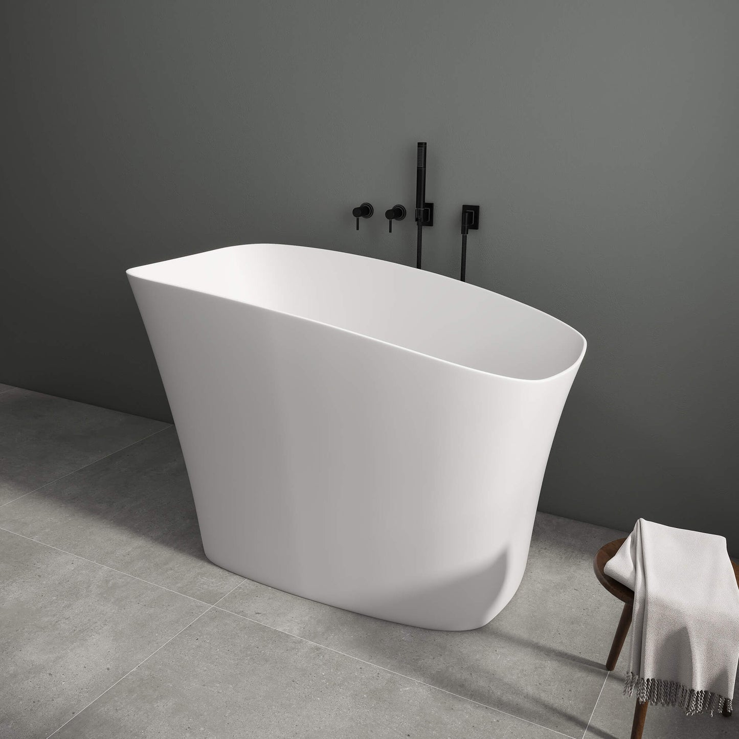 Medunjess 51" Japanese Soaking Tub Freestanding ECO-Friendly