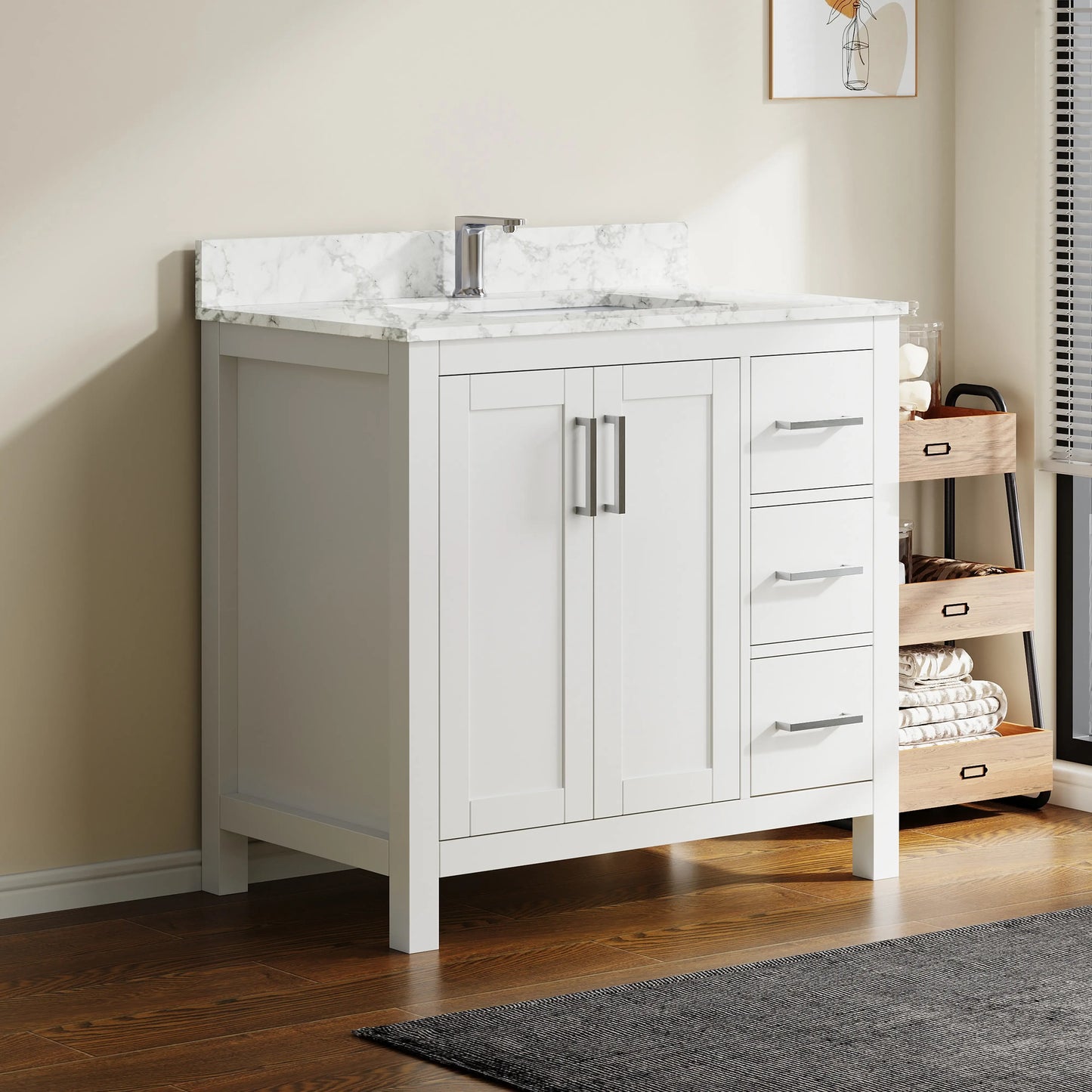 Medunjess 35'' Vestium Bathroom Vanities With Single Sink